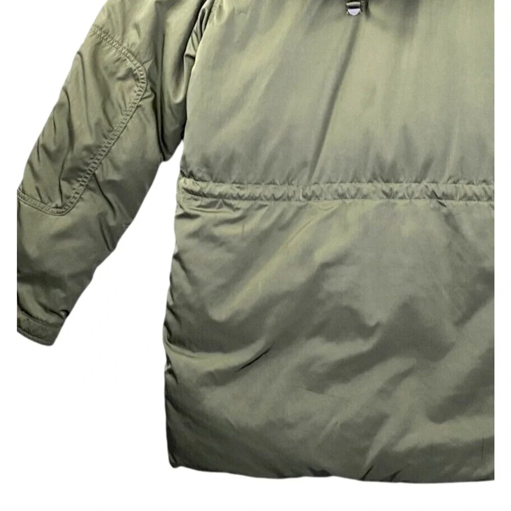 Ralph Lauren Denim & Supply Jacket Medium Green Military Down Sherpa Lined Hood - Picture 15 of 16